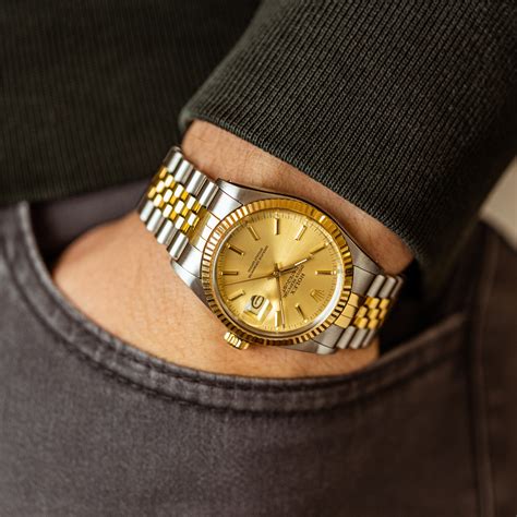 16013 rolex yellow gold datejust history